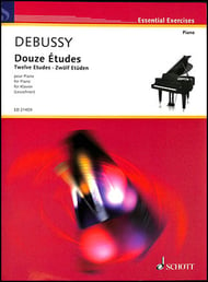 Twelve Etudes piano sheet music cover Thumbnail